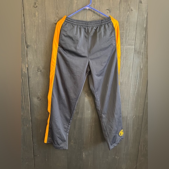 Russell Athletic Black and Orange Joggers with Elastic Waistband - Picture 1 of 3
